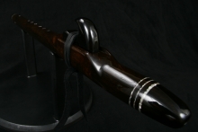 African Blackwood  Native American Flute, Minor, Mid G-4, #E45J